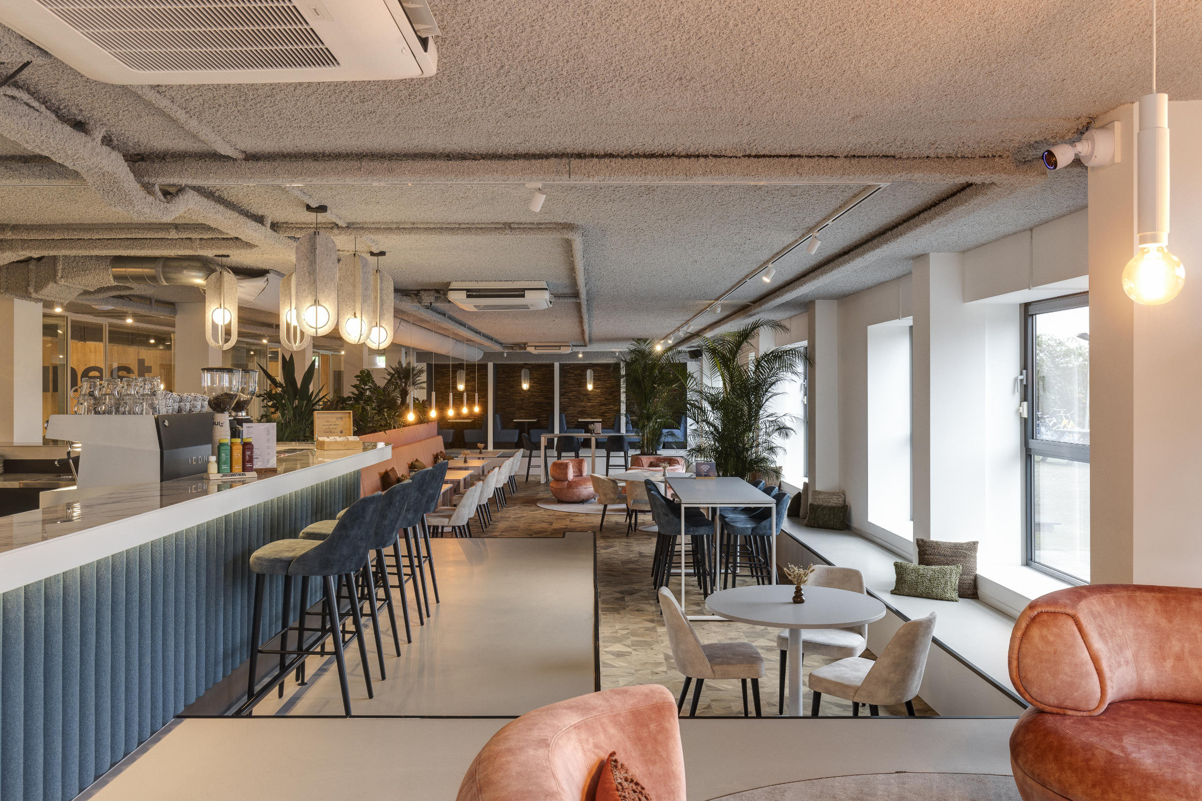 Modern office space with a stylish and functional setup, perfectly tailored to new tenants.